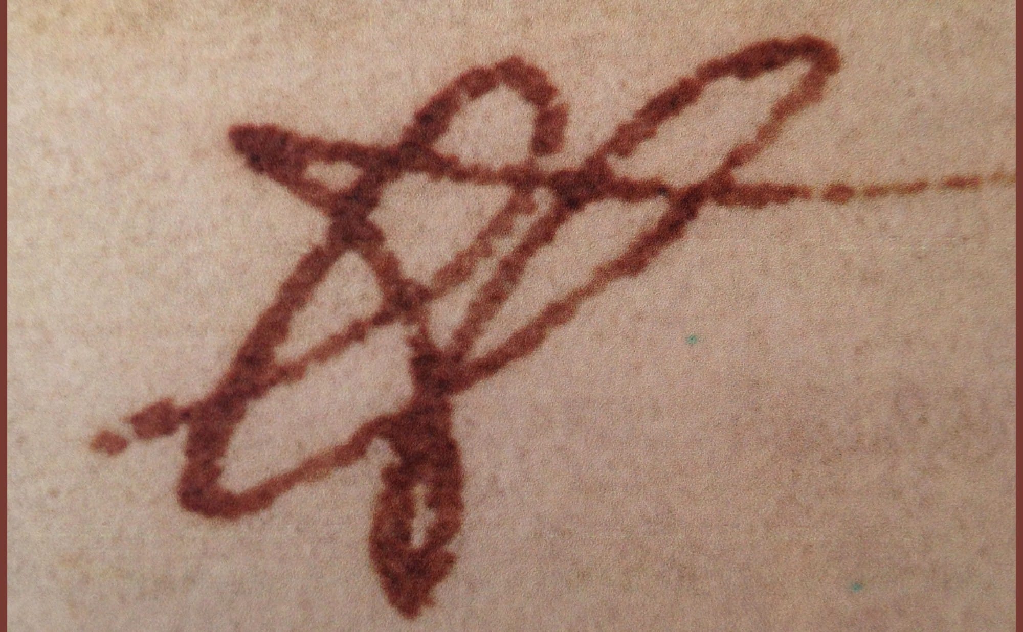 Abbreviazione di libra pondo scritta da Isaac Newton Libra pondo “lb” scritta da Isaac Newton. Foto di Roy G. Neville Historical Chemical Library.